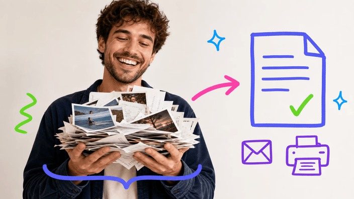 Combine several images into one PDF