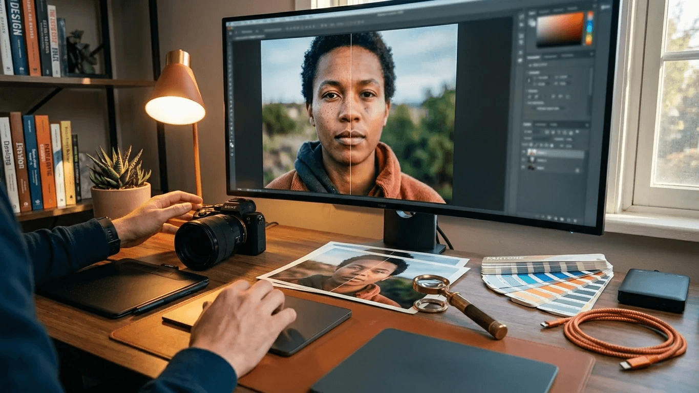 Browser resize mockup with a 50 percent pixel-dimension preview