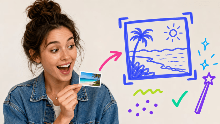 How does the AI upscaler work?
