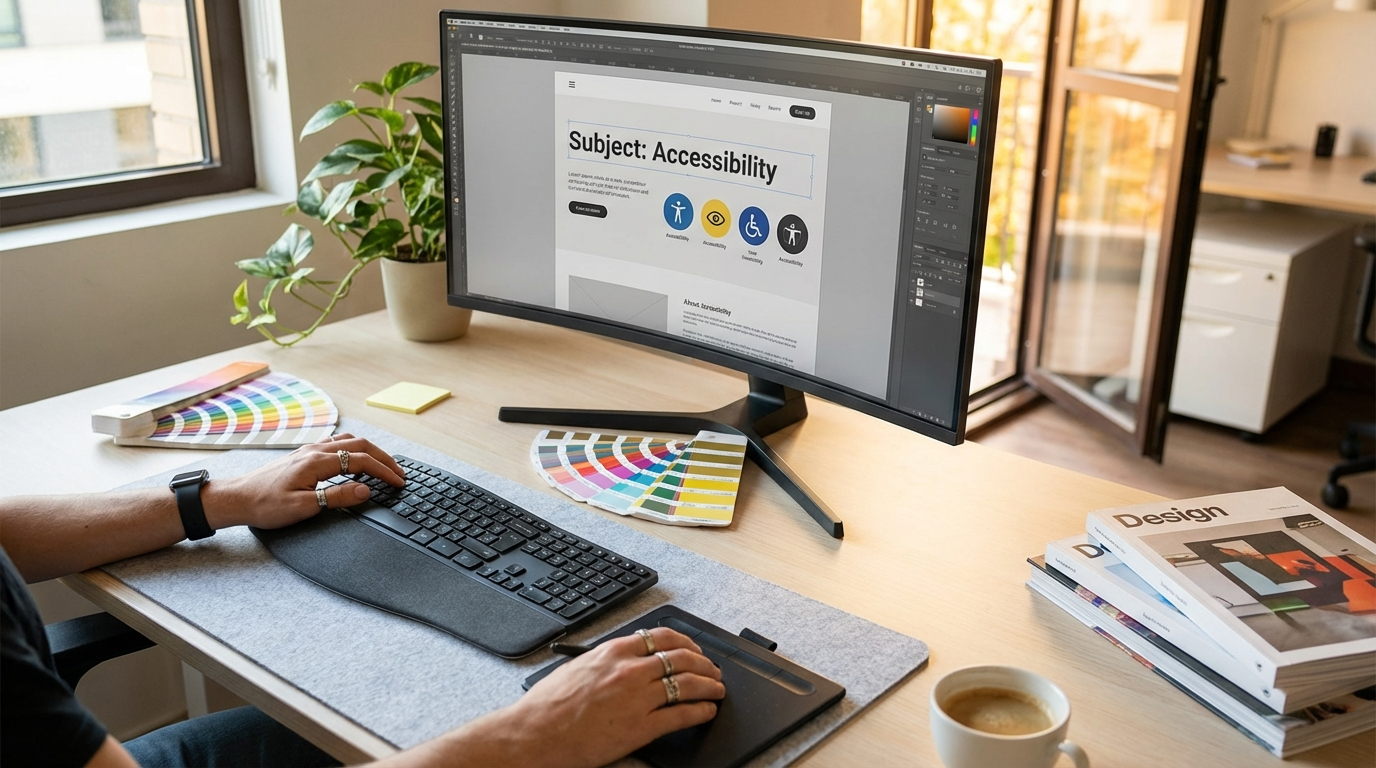 Illustration about Core Components of an Effective Accessibility Plan