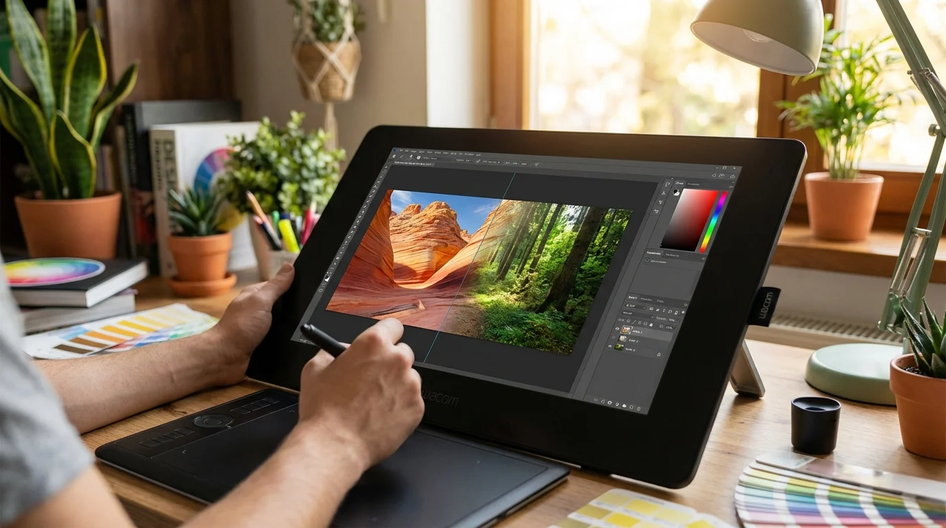 Illustration about How Do You Create a Matte Painting in Photoshop?