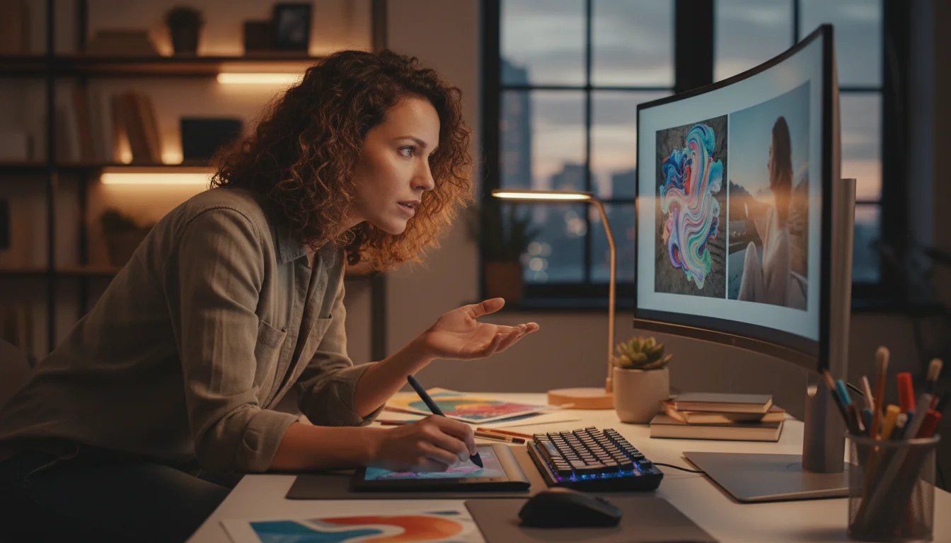 Illustration about the learning curve for popular beginner photo editors?